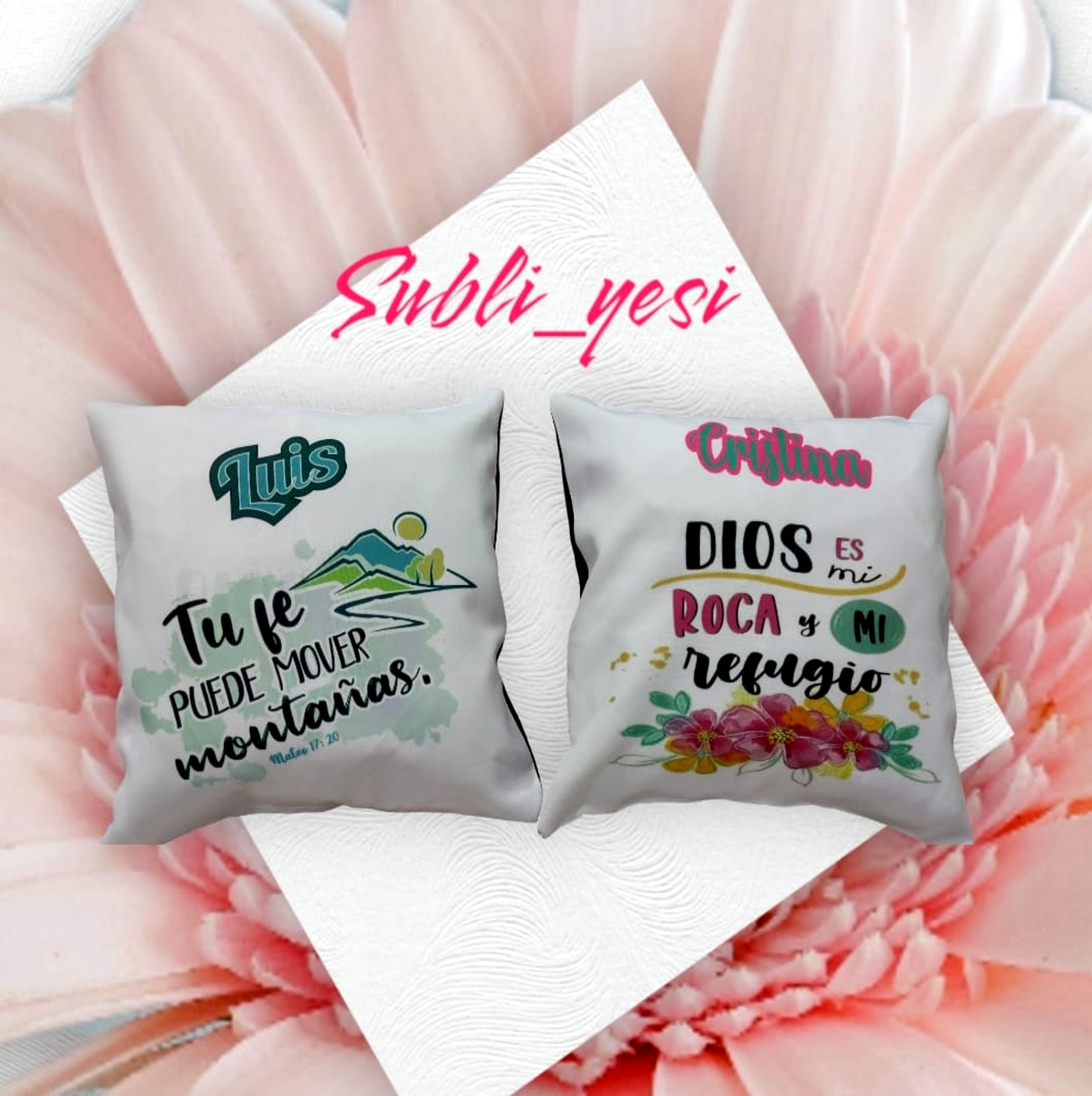 Almohadón personalizado