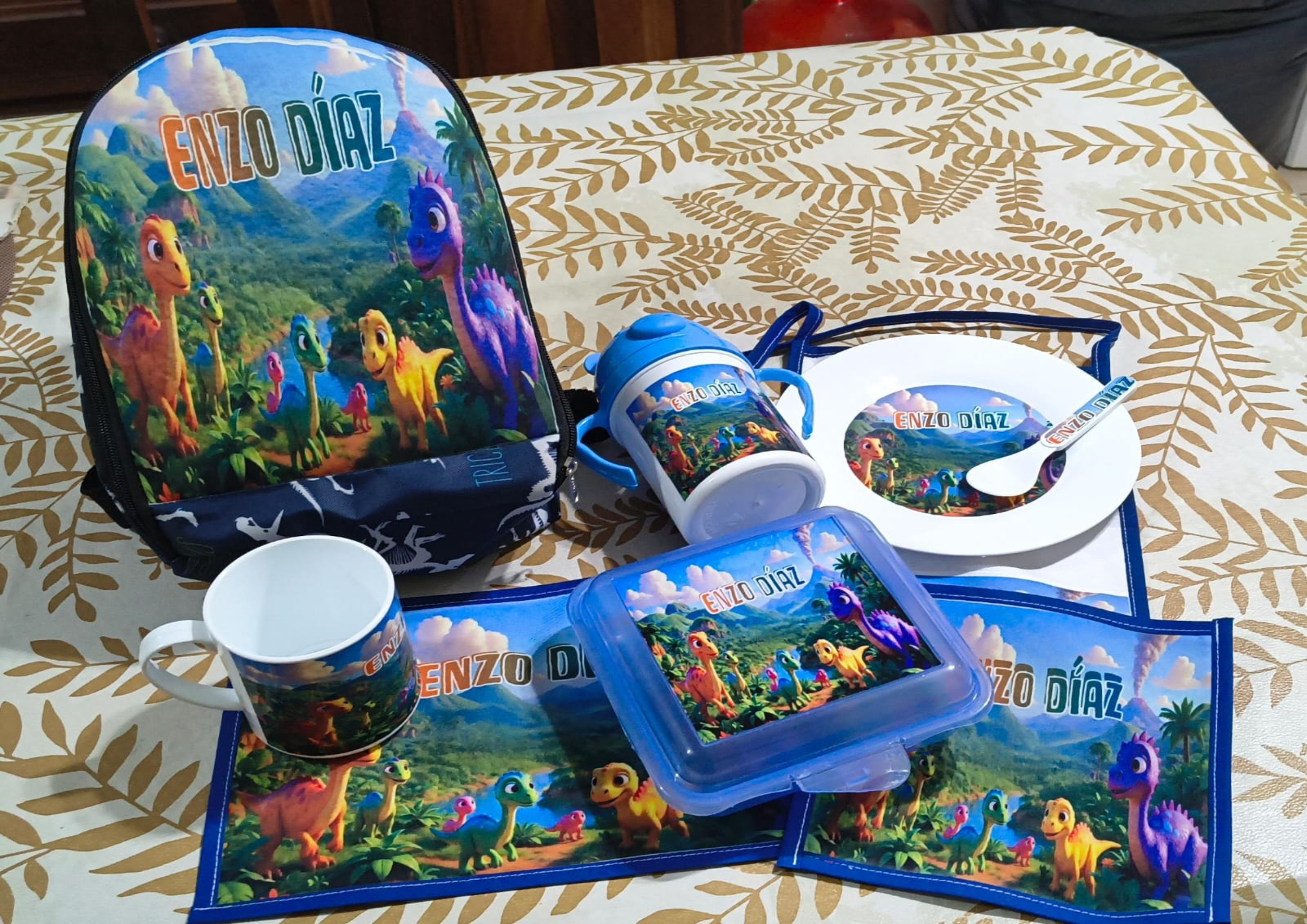 Set escolar con mochila